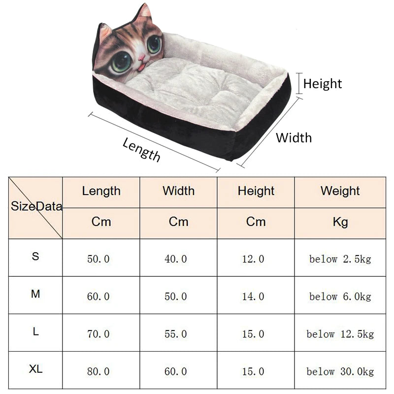 Cute Cartoon Pet Beds
