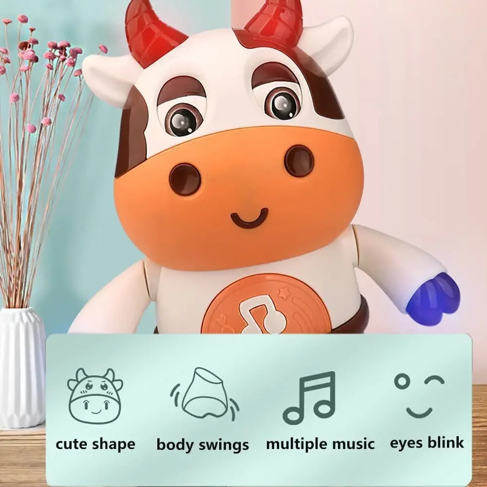 Electronic Pet Toy | Musical Cow Toys | Petgeds