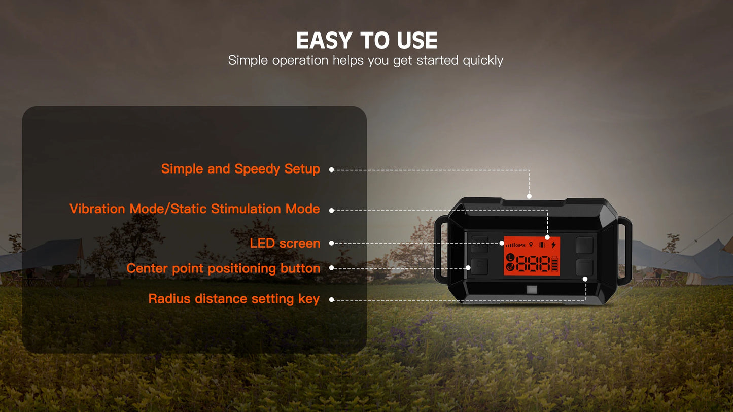 Wireless Dog Tracker | Electric Dog Tracker | Petgeds