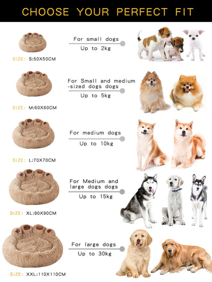 Flauschiges Hundebett